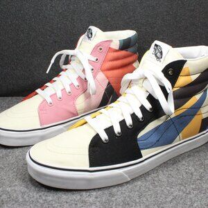 VANS X MoMA Sk8-Hi Lyubov Popova LE Rare Multicolored Sneakers Mens Size 11.5